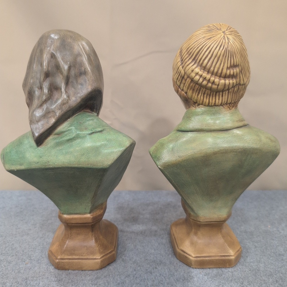Vintage Salty Dog and Sea Hag Beulah Ceramic Bust Figurines Nautical Decor Set - Picture 6 of 7